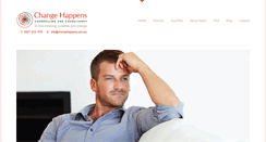 Desktop Screenshot of changehappens.com.au